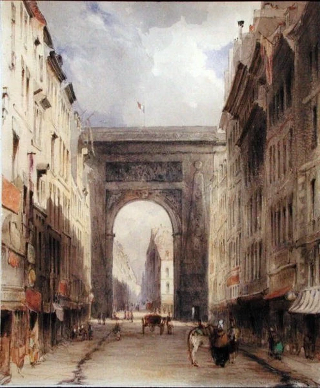 Rue Vivienne e Porte St. Denis, Parigi